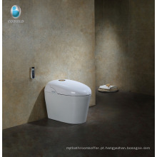 Pequeno aquecedor branco aquecido Assento de detecção de movimento Auto flush Inteligente Smart Toilet com bidé de bidé